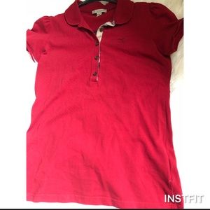 Burberry Brit button down polo shirt